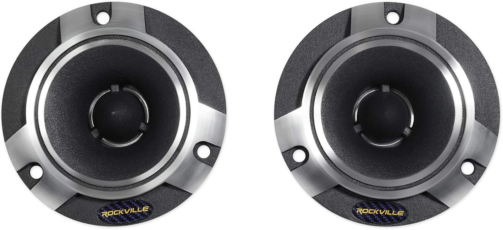 RT5 Aluminum Tweeter Pair, 2.8″, 120W, 4 Ohms, Titanium Diaphragm, Kapton Voice