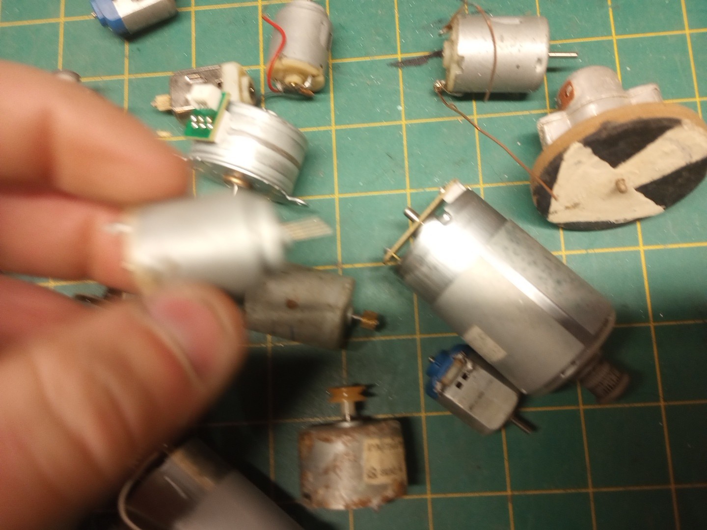Large Lot Of Small Electric Motors