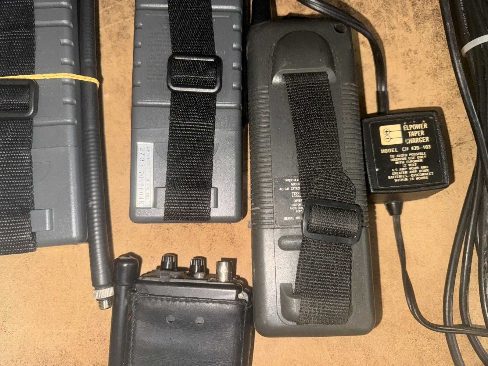 Mixed lot GE Walkie Talkie Battery Antenna Charger cable cb radio HUGE LOT