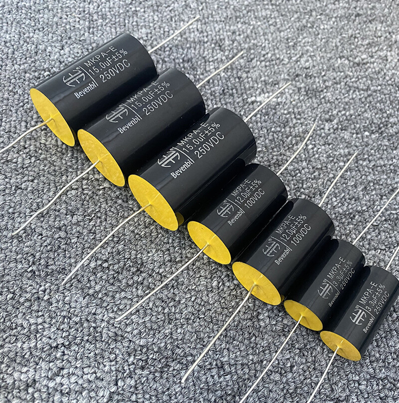 1pcs Bevenbi 0.1-100uF Metallized polyester Capacitor 100V~400V Film Axial Audio
