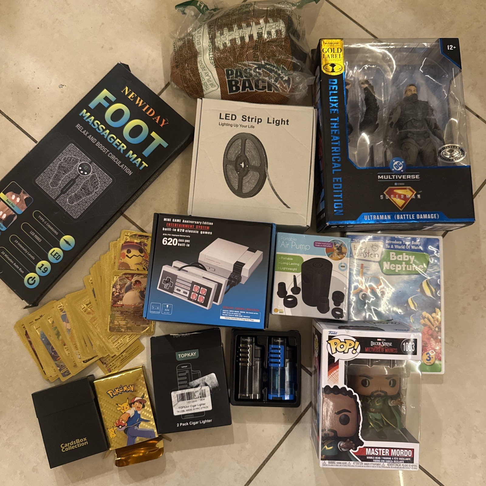 Mystery Loot Electronic General Box 10 Items Total See Description