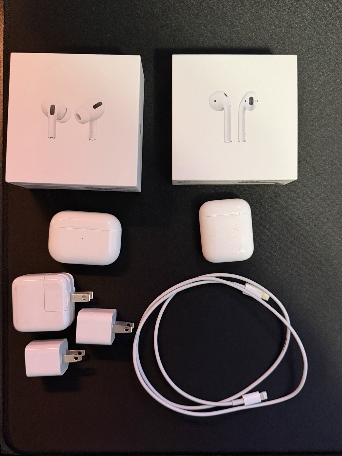 Apple iPad w/ Apple Watch, AirPods, OtterBox Case & Cables