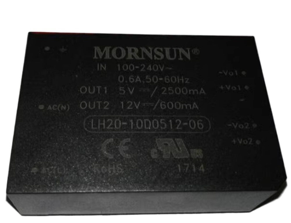 1PC LH20-10D0512-06 Power Module AC220V Input/Output 5V and 12VDC Voltage