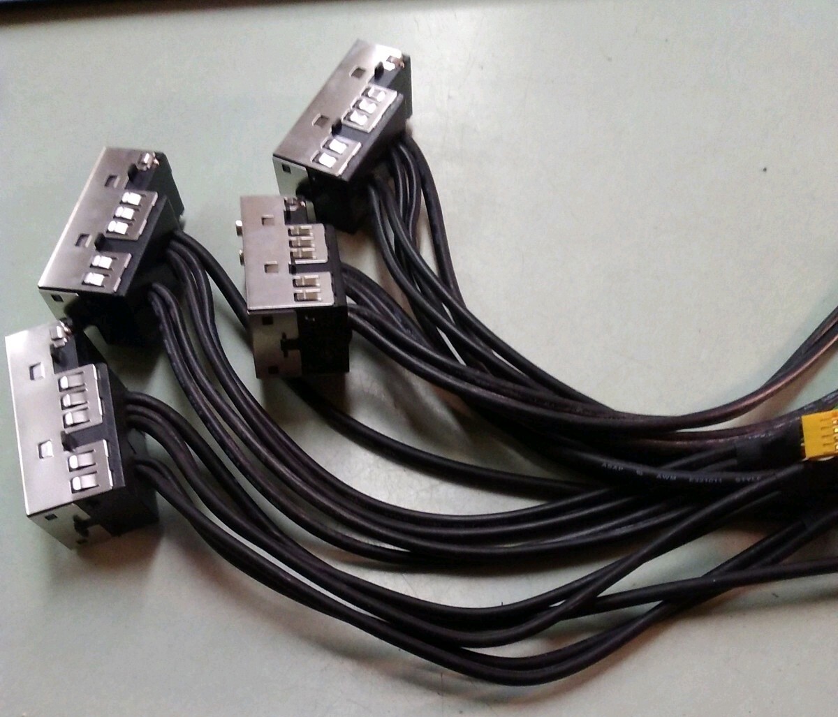 LOT OF2 625248-001 HP Elite Tower Front I/O USB Audio Panel