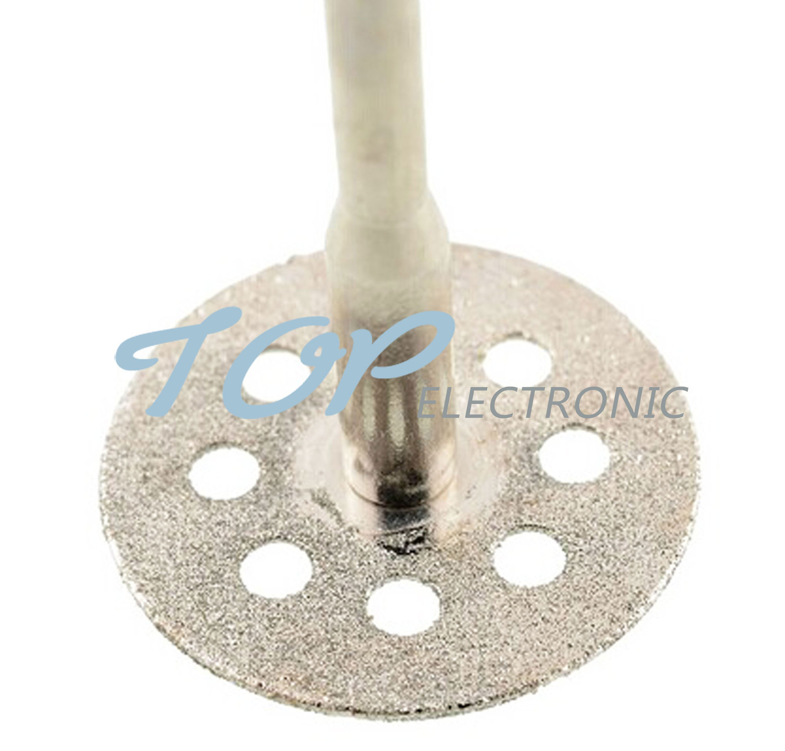 10PCS Mini 22mm Vented Rotary Diamond Cutting Disks+Mandrel Dremel Tools DIY