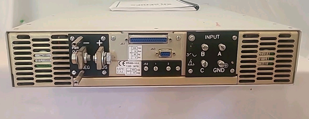 Magna-Power XR400-10 400v DC 10A Vin=240V AC 14A 3phase
