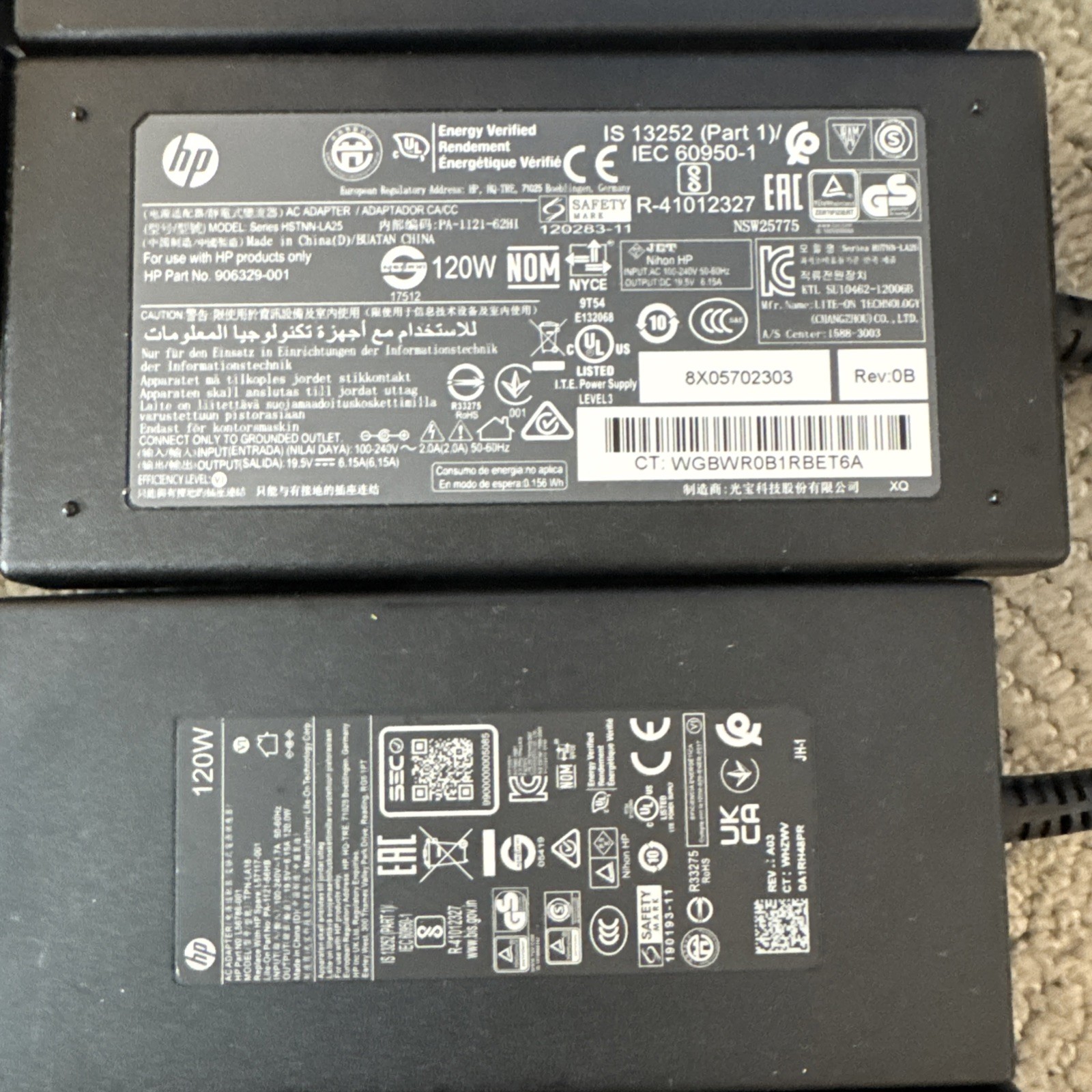 Lot of 39 HP AC Adapters. Multiple Models. Some Used Some New. Listing Untested