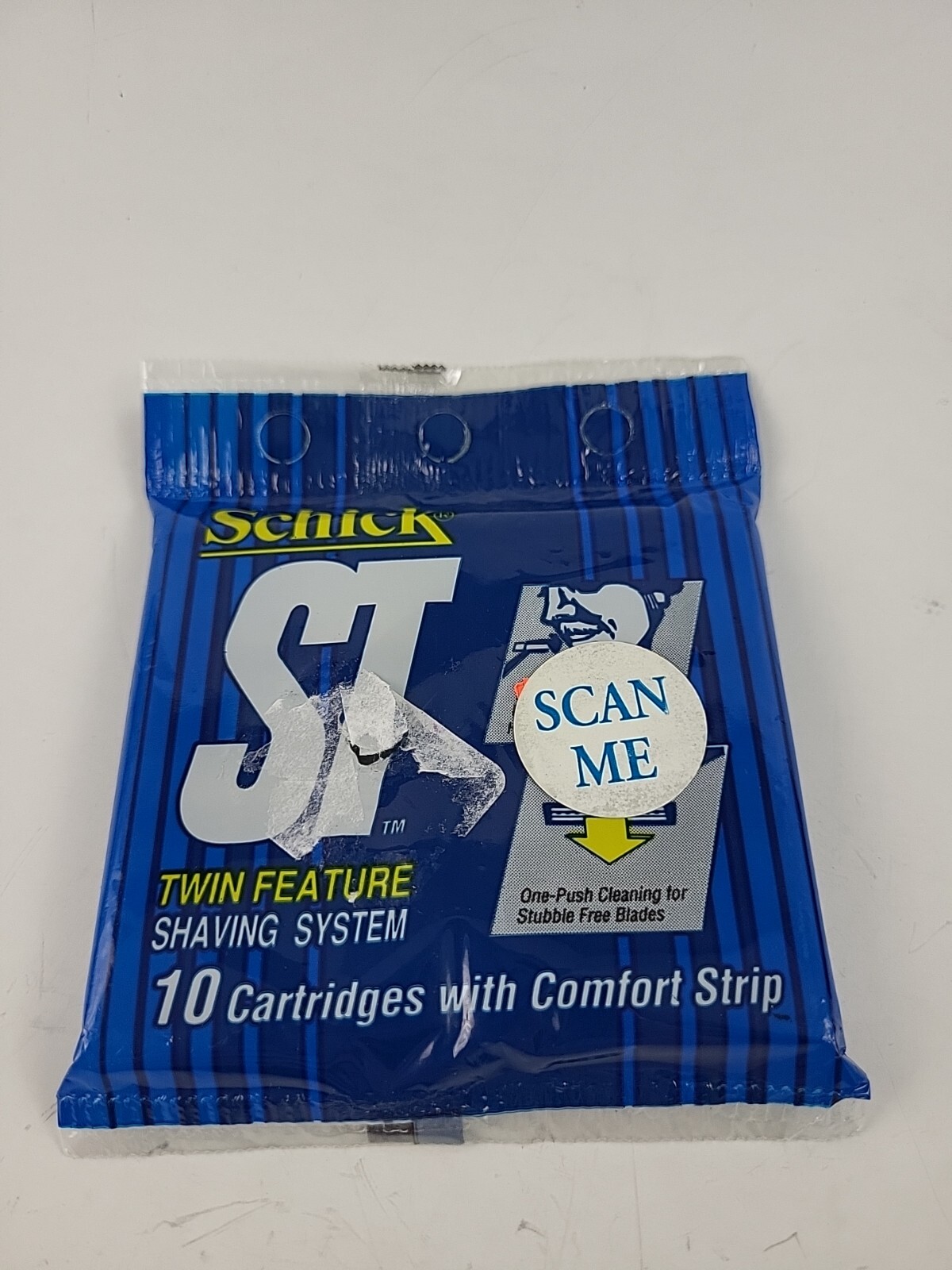 Vintage 10 Schick Slim Twin Refills Blades Razor Shaver Cartridges 1992 New NOS