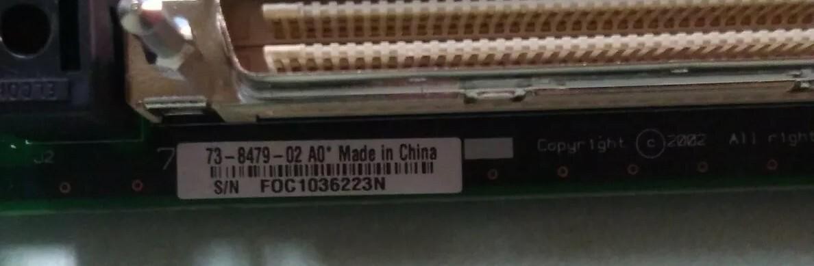 Cisco 2800 Series Router NM Slot Daughterboard PN:73-8479-02