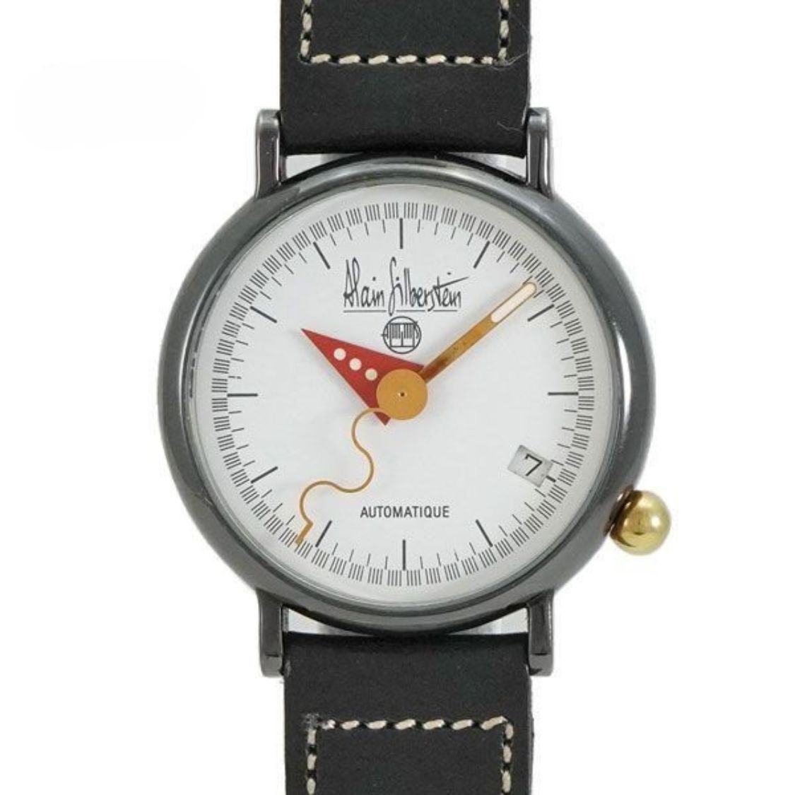 Alain Silberstein Arkitek A029 Automatic PVD SS Watch Box Papers Mens
