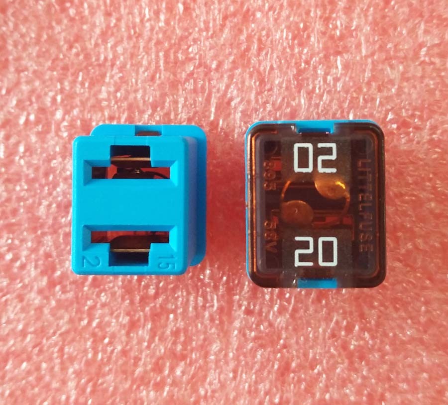Littelfuse 0895020.Z 895 Square Car Fuse 20A 58V Low Profile JCASE Cartridge