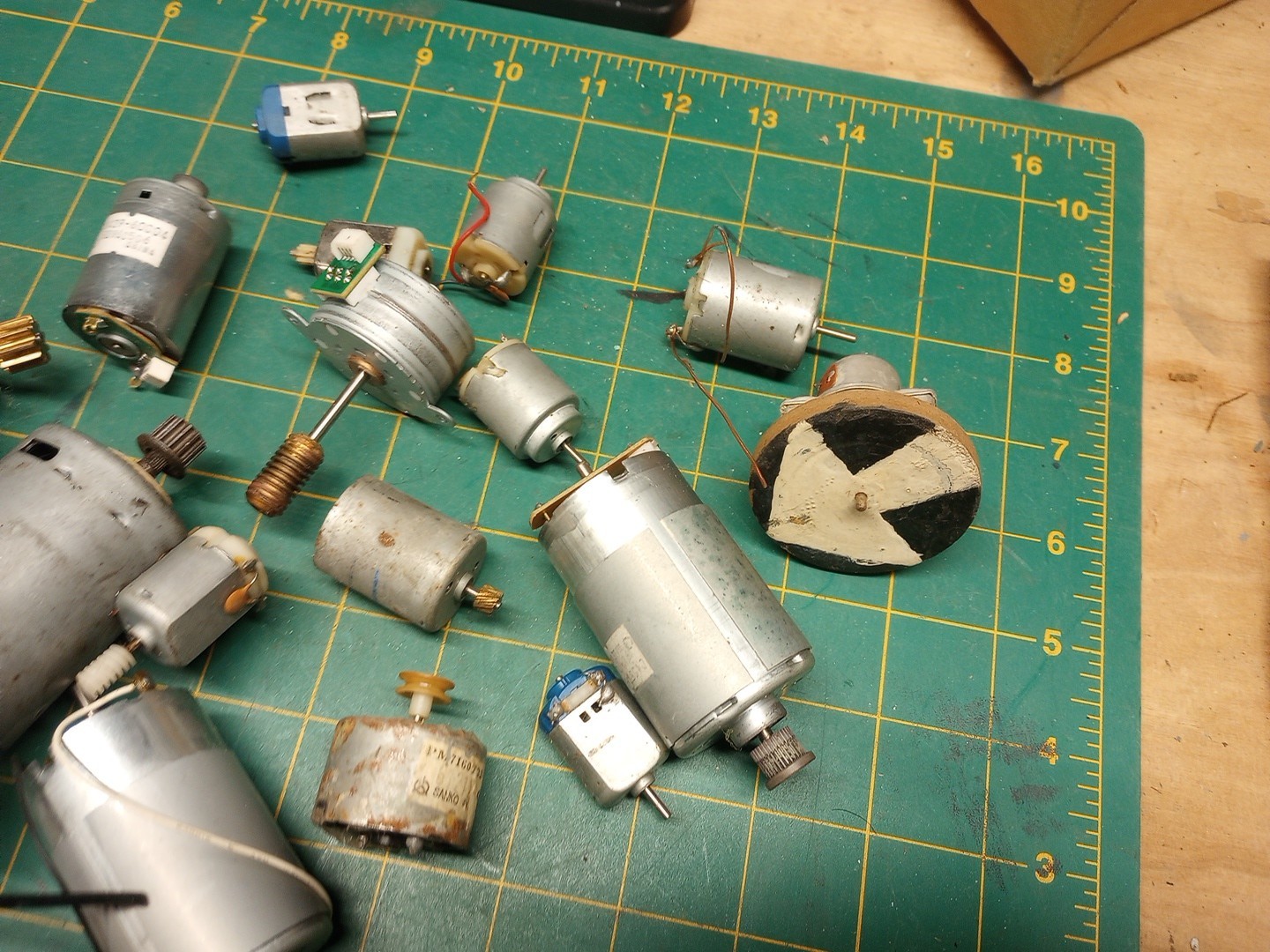 Large Lot Of Small Electric Motors