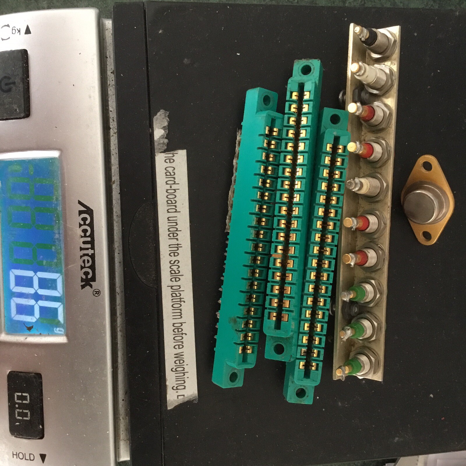 Gold Plated Pins For Gold Recovery 116 Grams Plus Silver Pieces