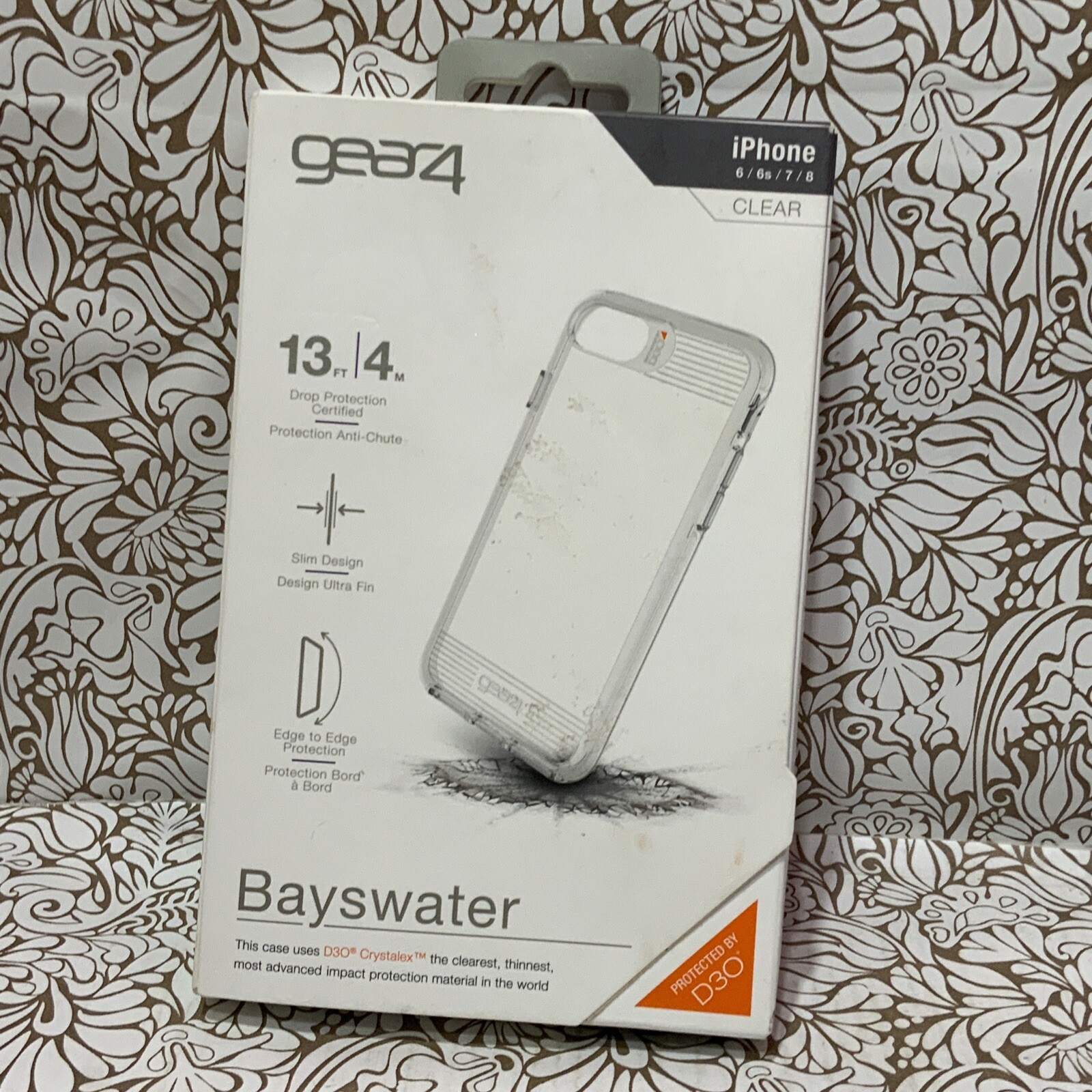 📀 Gear4 Apple iPhone 8/7/6s/6 Bayswater Case – Clear