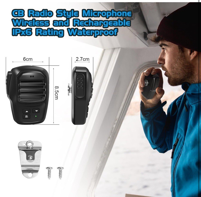 Velex Waterproof Bluetooth Marine Audio Receiver Wireless 2 Channel