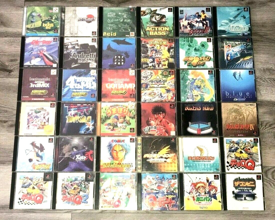 Playstation 1 Game Japan Import Pick & Choose PS1 Video Games Updated 7/17/23 SC
