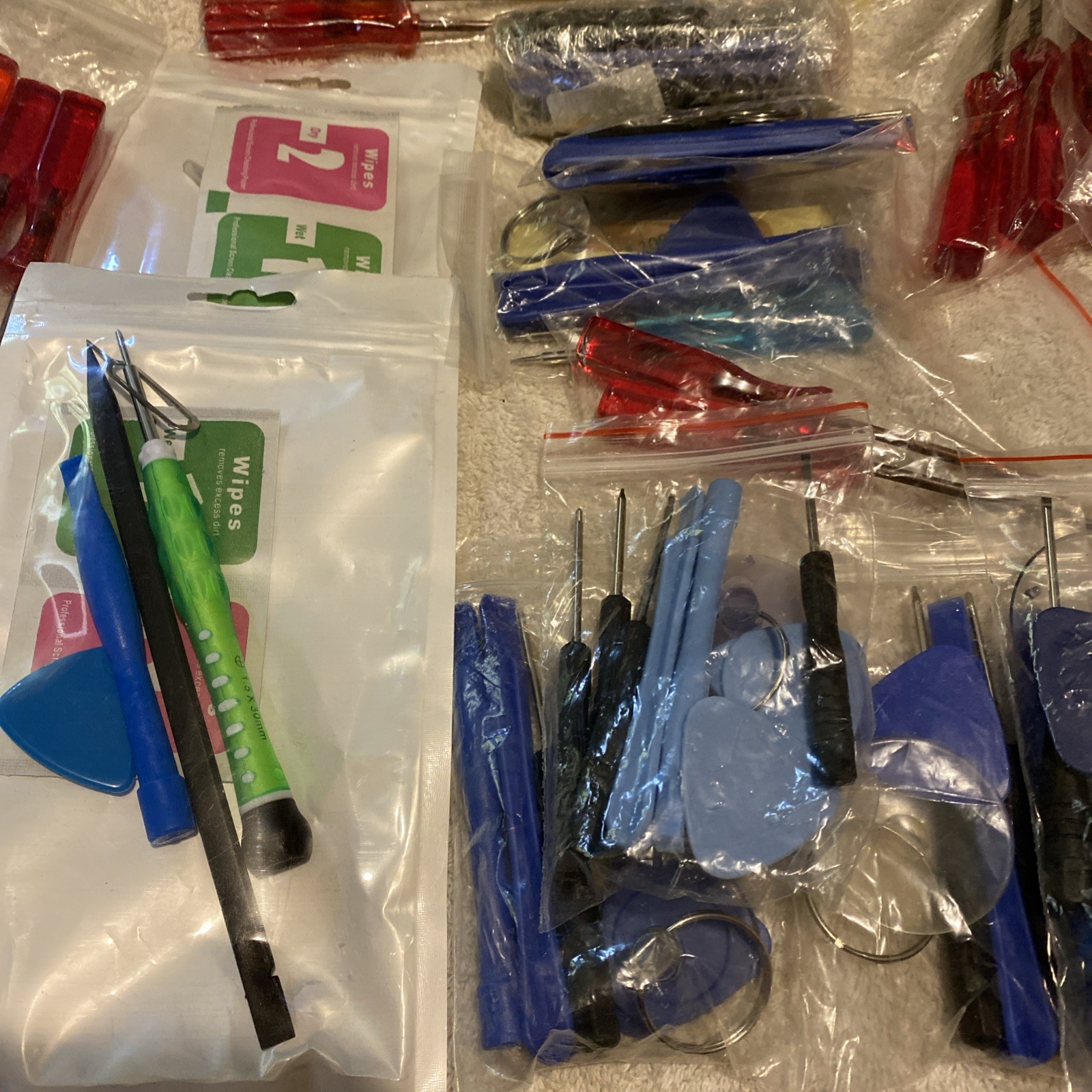 Big Lot of Micro Screwdrivers and electronics repair accessories