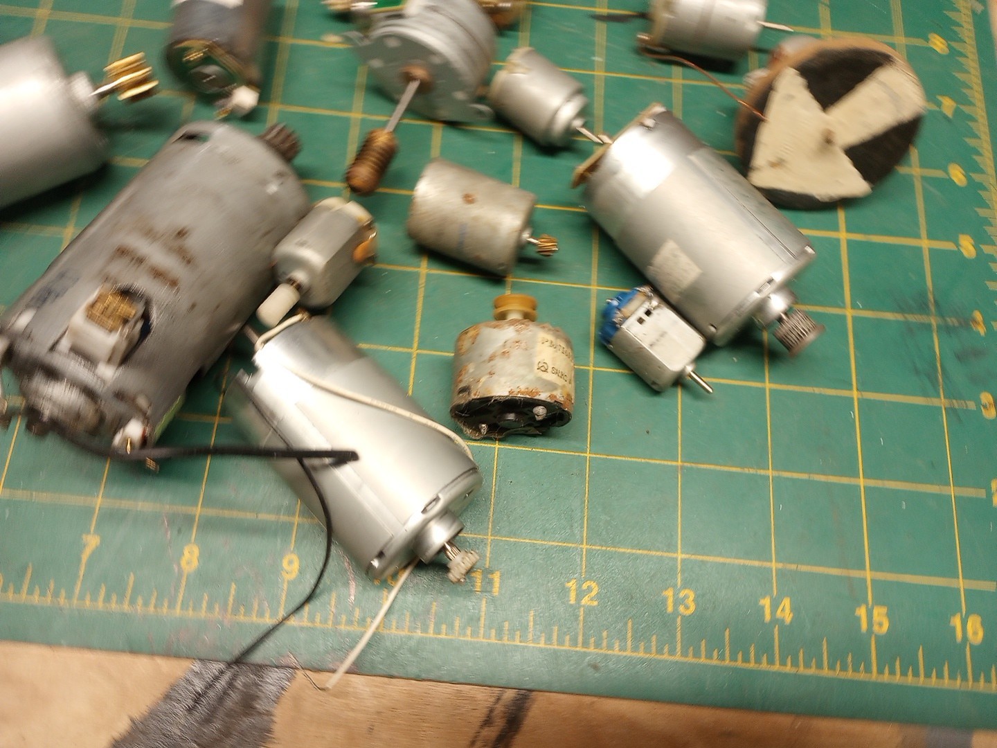 Large Lot Of Small Electric Motors