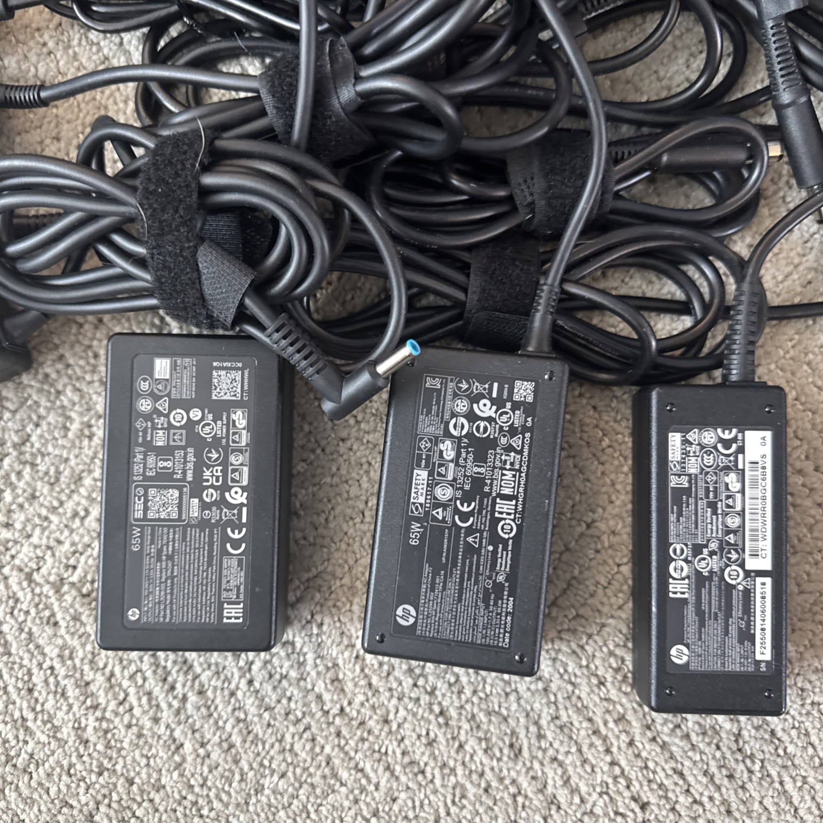 Lot of 39 HP AC Adapters. Multiple Models. Some Used Some New. Listing Untested