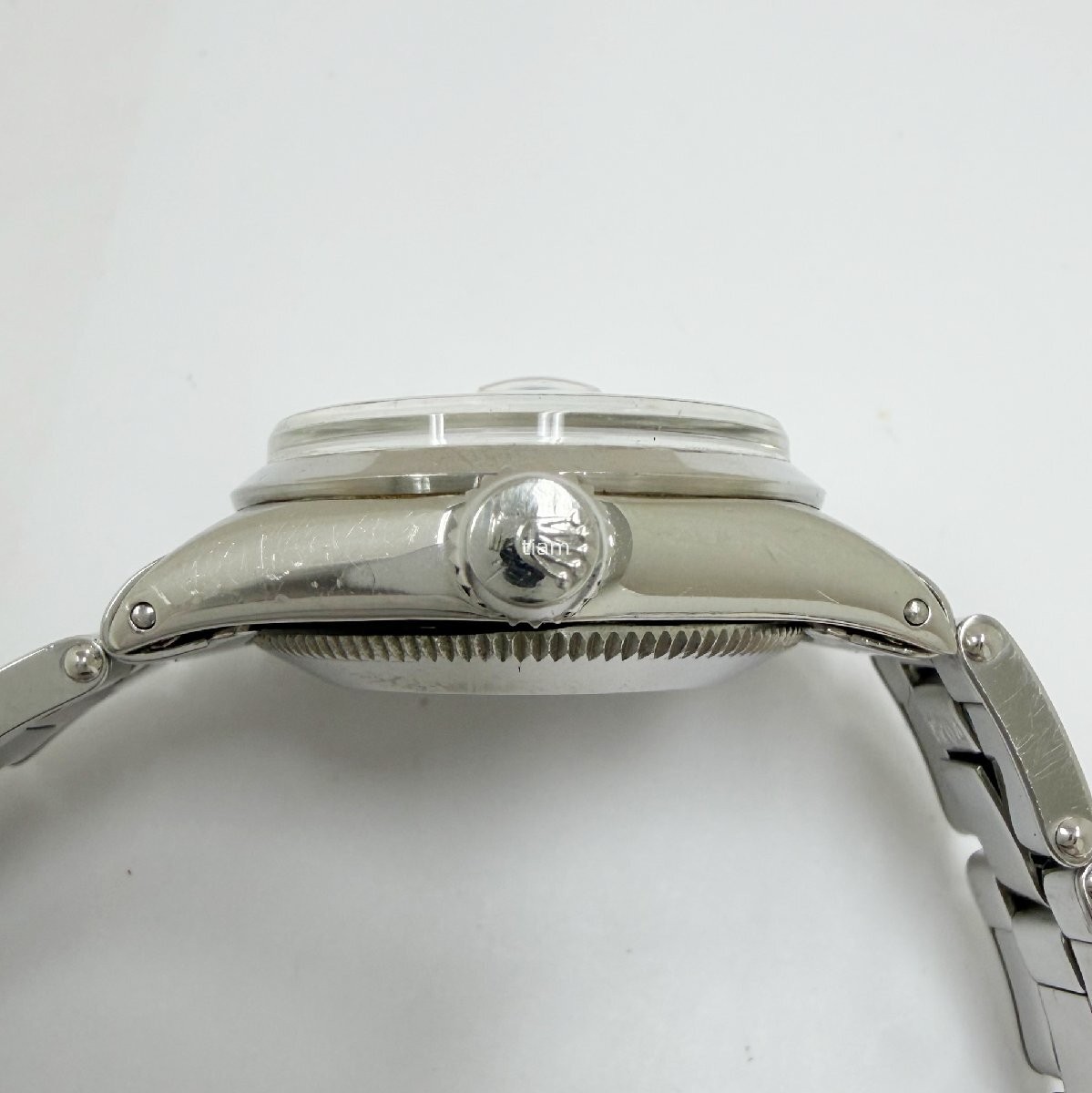 ROLEX 6516 Oyster Perpetual Date 1968 Automatic SS Silver