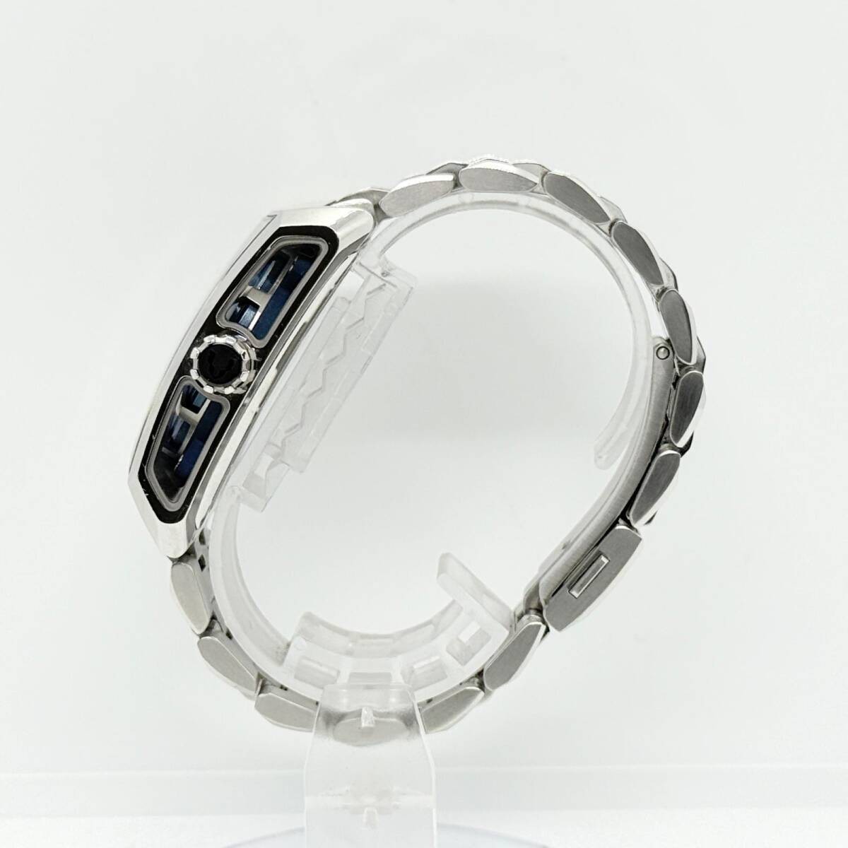 MINASE Watch Five Window VM03-M03SB Blue Silver Automatic Men’s Working Auth
