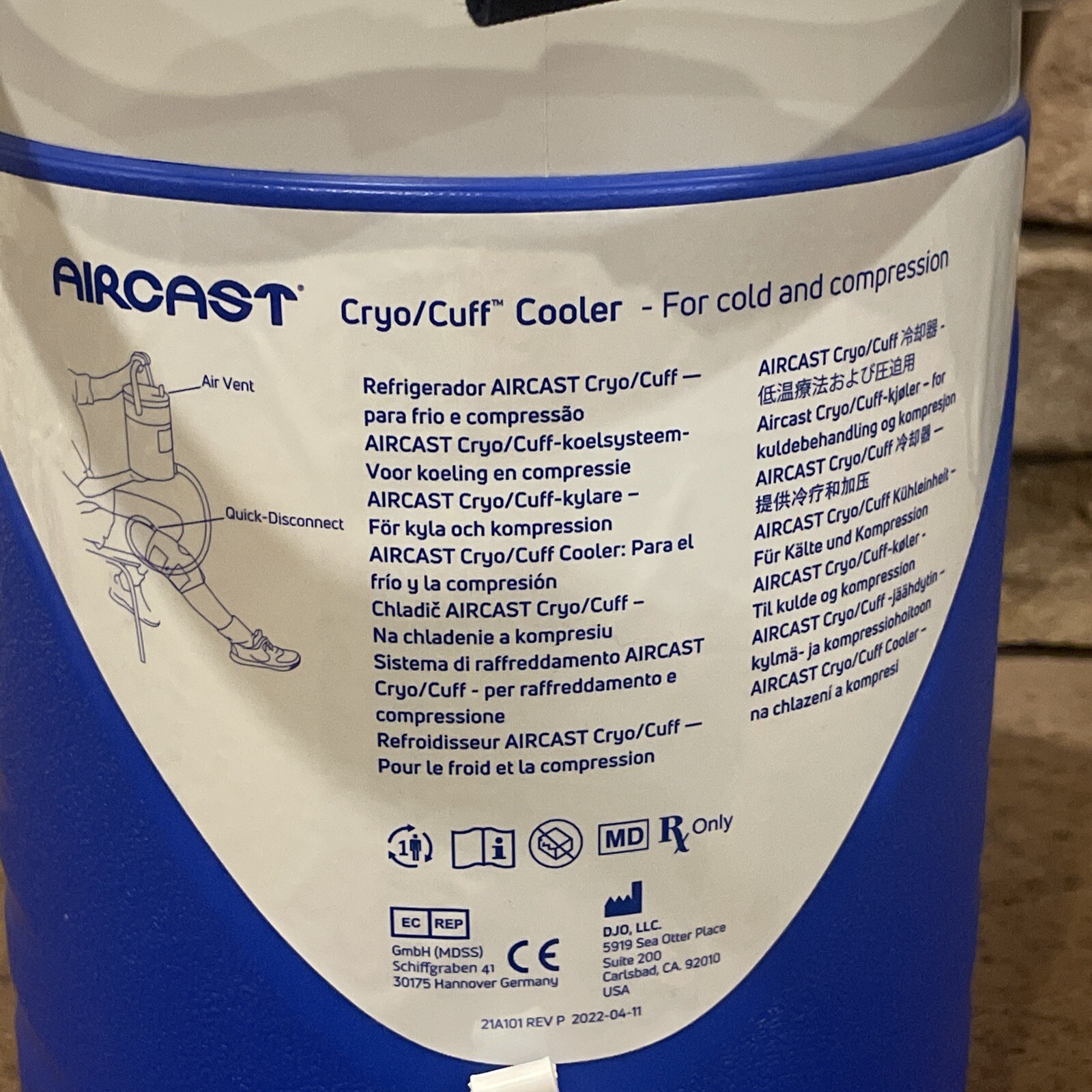 Aircast Cryo/Cuff Cooler 2125 Only