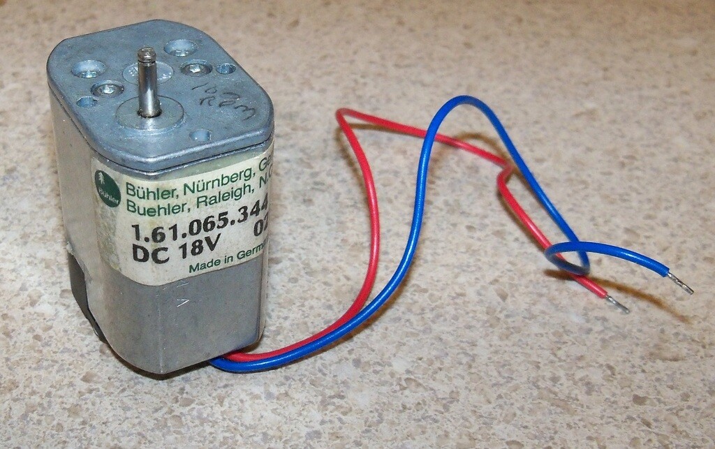 18v DC Gearmotor by Buhler (TA #1 (JS #2))