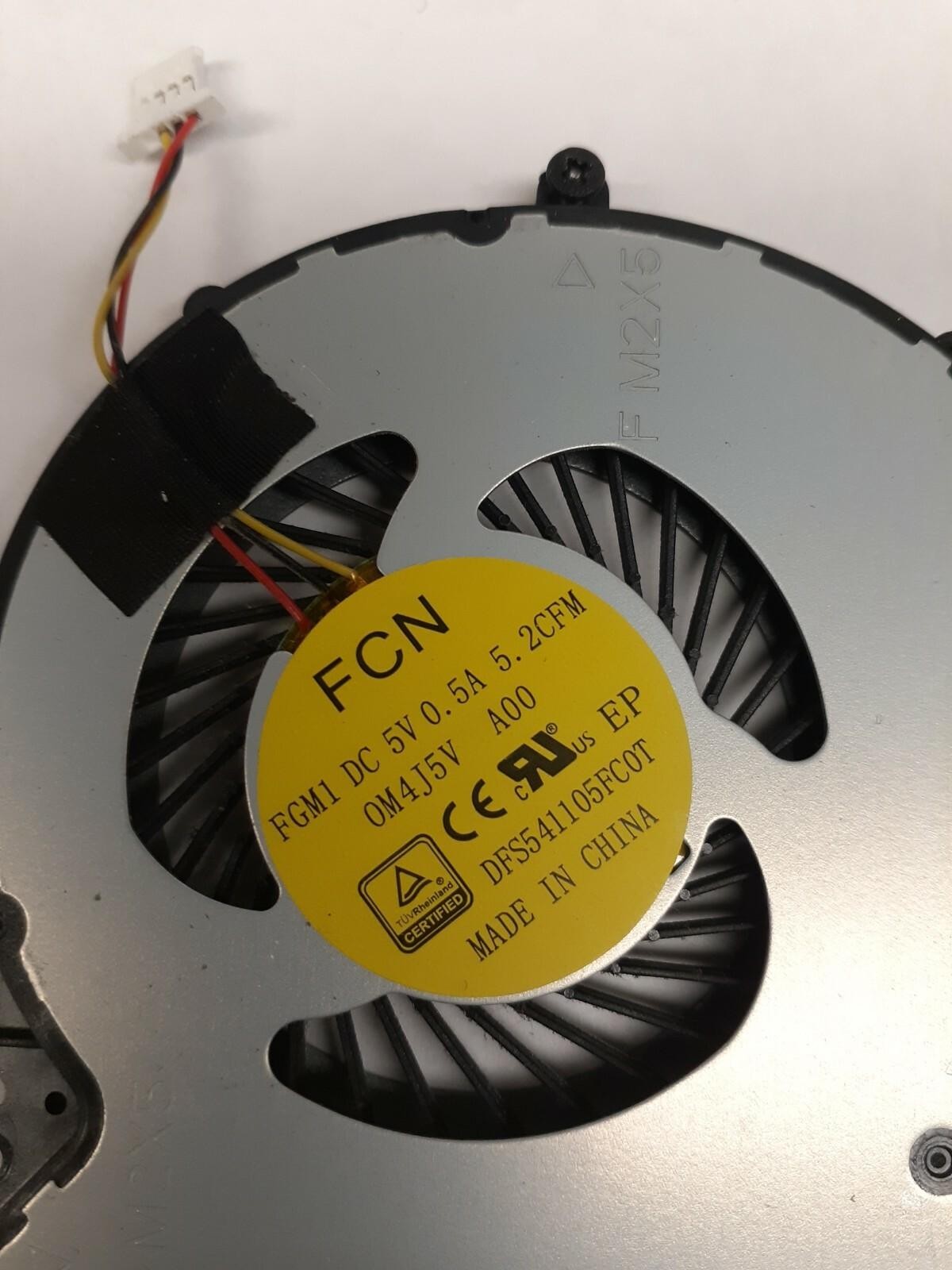 LOT OF 2 Dell Latitude 3470 3570 CPU Cooling Fan M4J5V 0M4J5V DFS541105FC0T