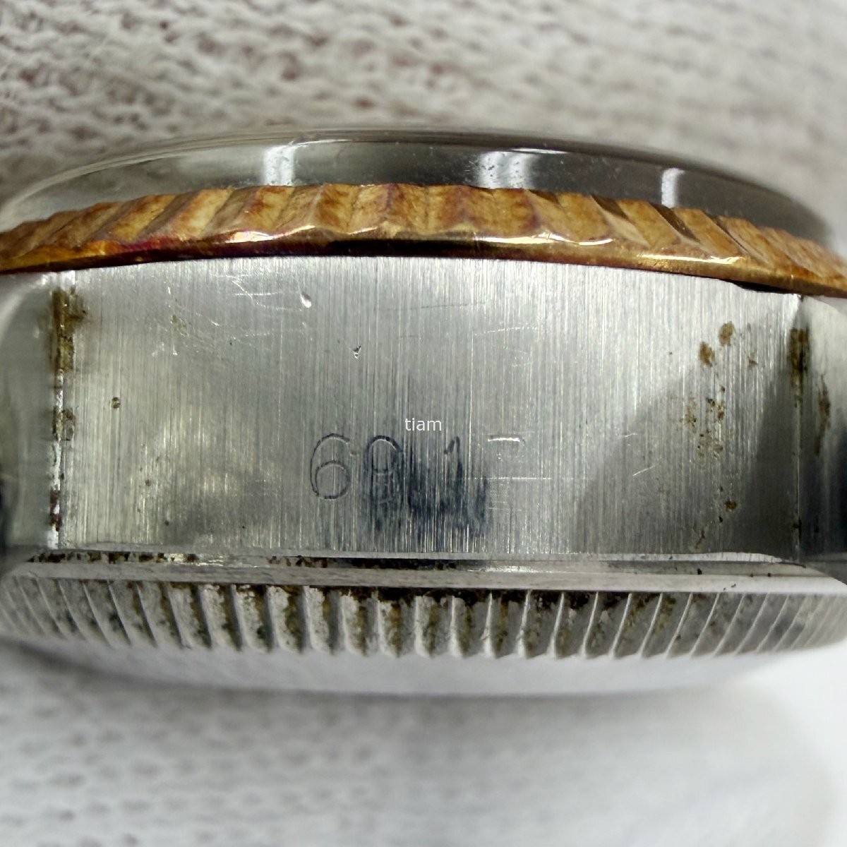 ROLEX 6917/3 Oyster Perpetual Date Stainless Steel Yellow Gold 1972 Automatic