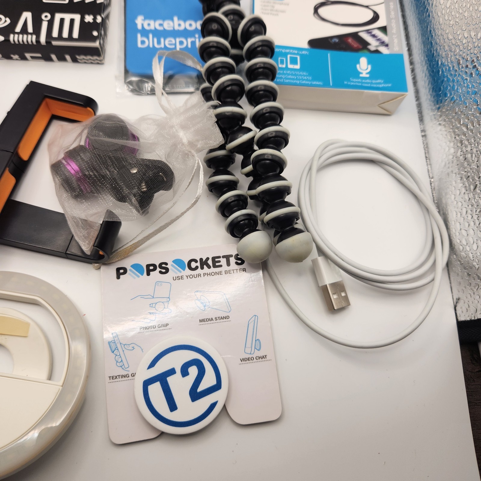 Huge Lot of Miscellaneous Phone Accessories Junk Drawer Lot