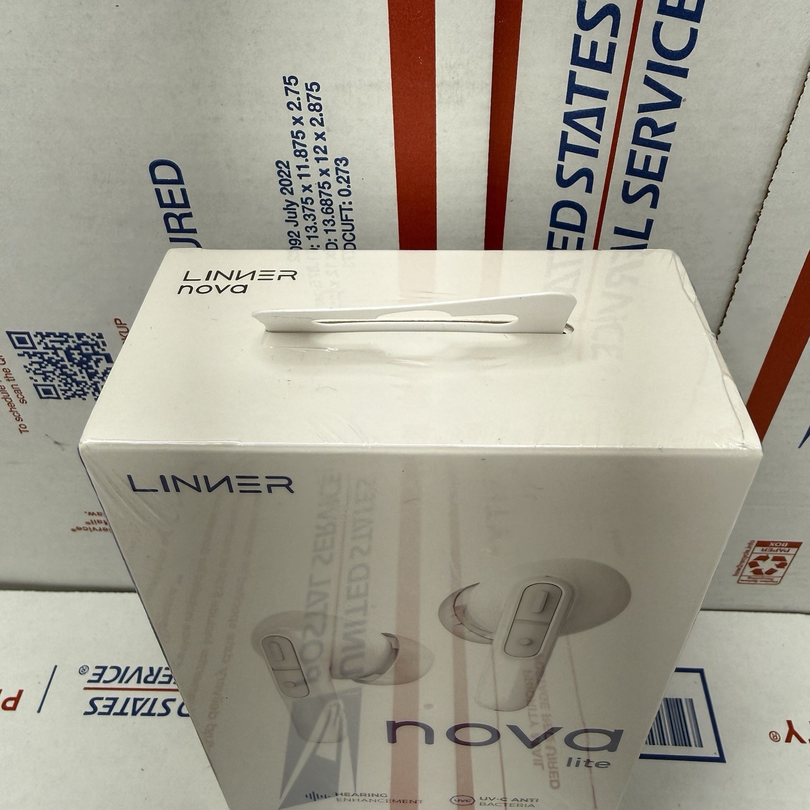 Linner Nova Lite Noise Canceling Bluetooth Hearing Buds Aids Enhancement UV-C