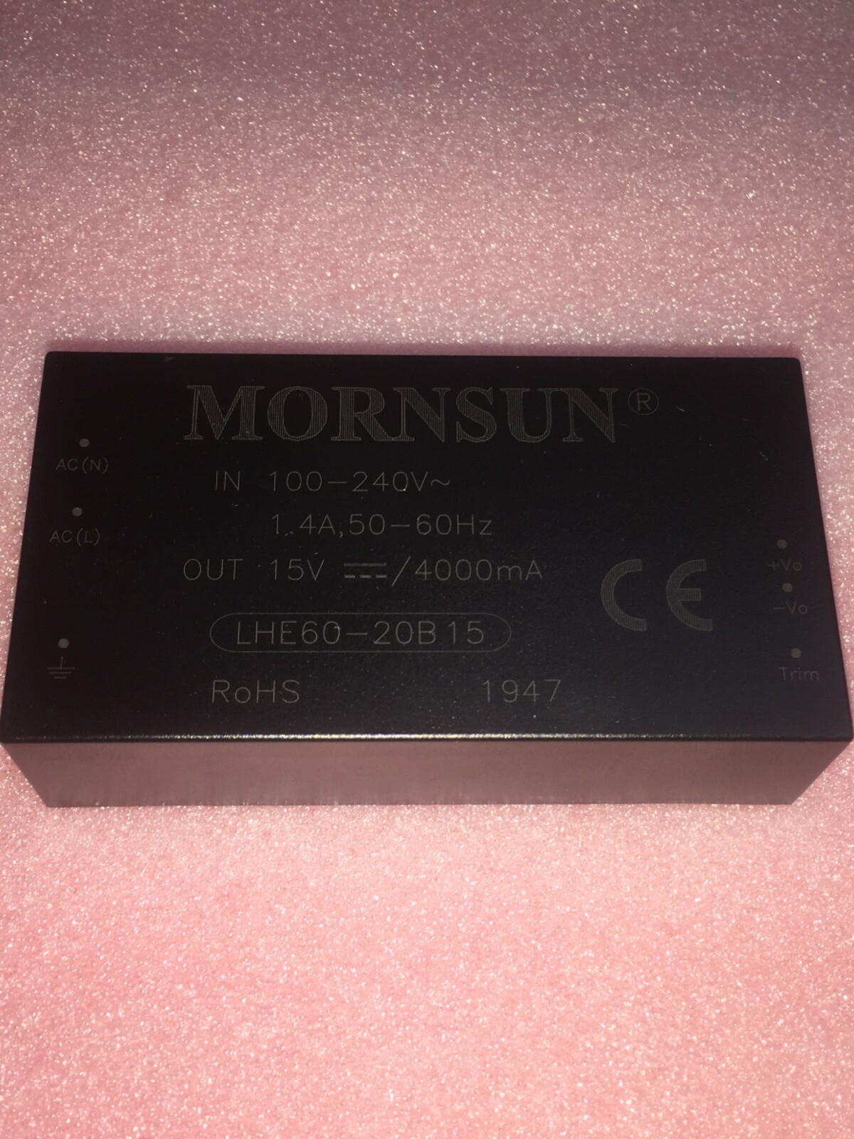 LHE60-20B24/20B05/20B12/20B15/20B48 AC/DC power module