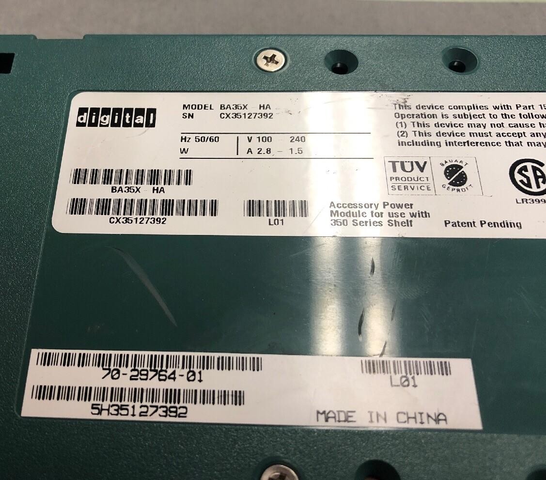 Vintage Digital BA35X-HA SSB Power Module 70-29764-01