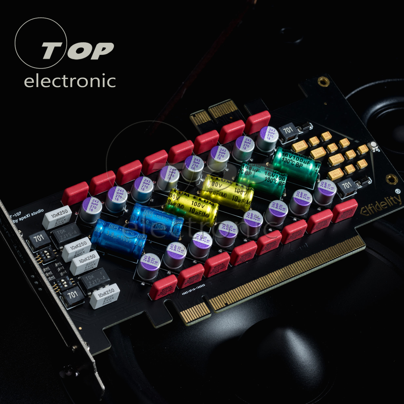 PCI-E/PCI HiFi PC audio power purification Elfidelity PC HI-FI Power Filter card