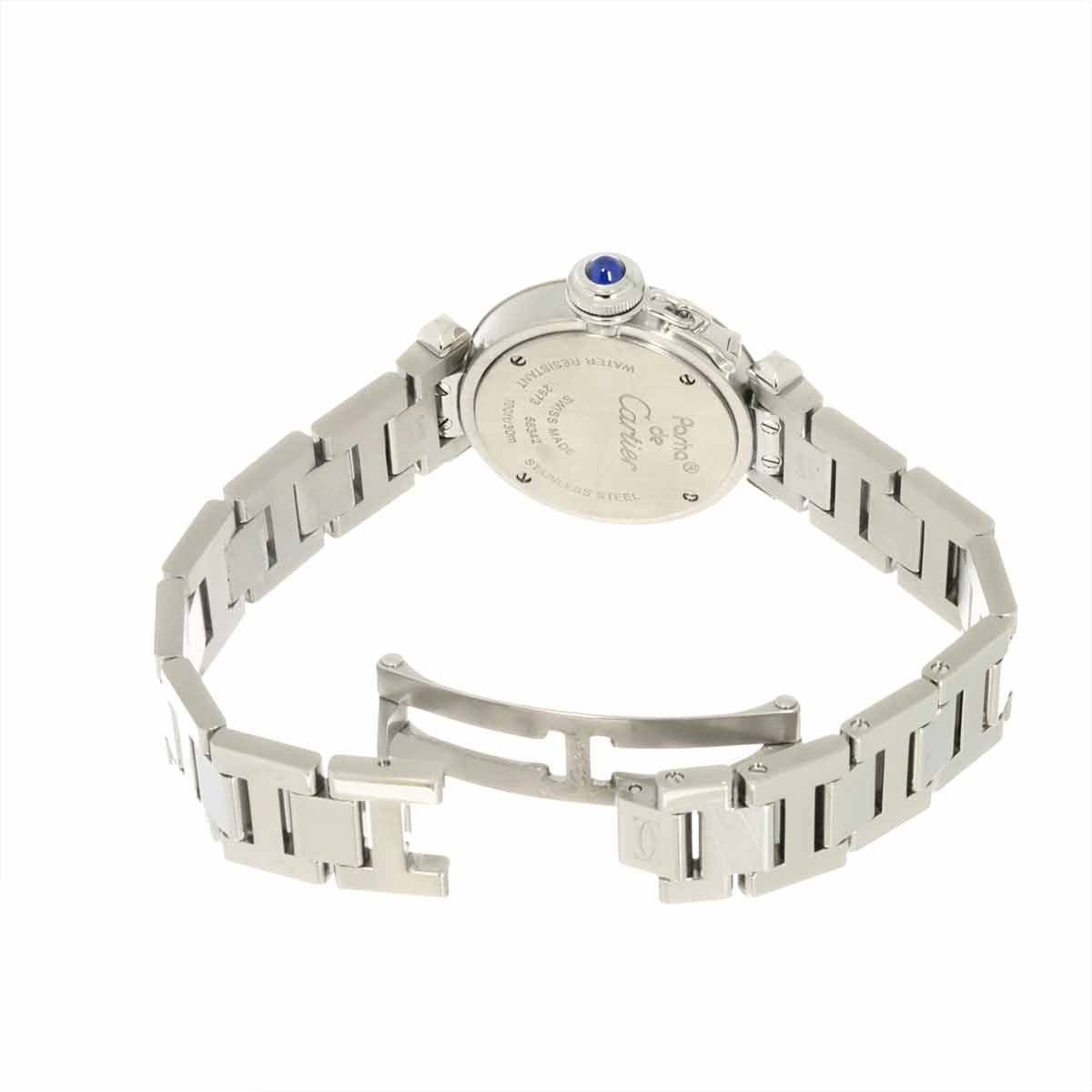 Cartier Watch Miss Pasha W3140007 Silver Quartz Auth Rare Women’s Accessory