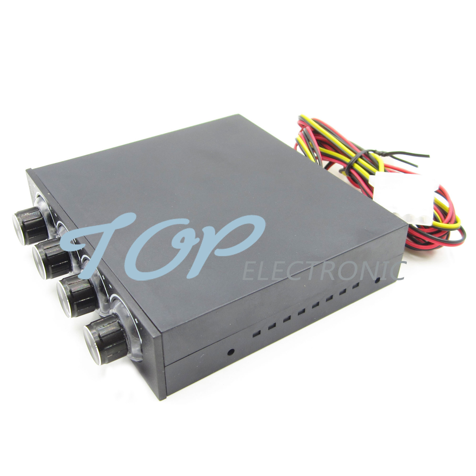 3.5″ PC HDD CPU 4 Channel Fan Speed Controller Control Led Cooling Front Panel