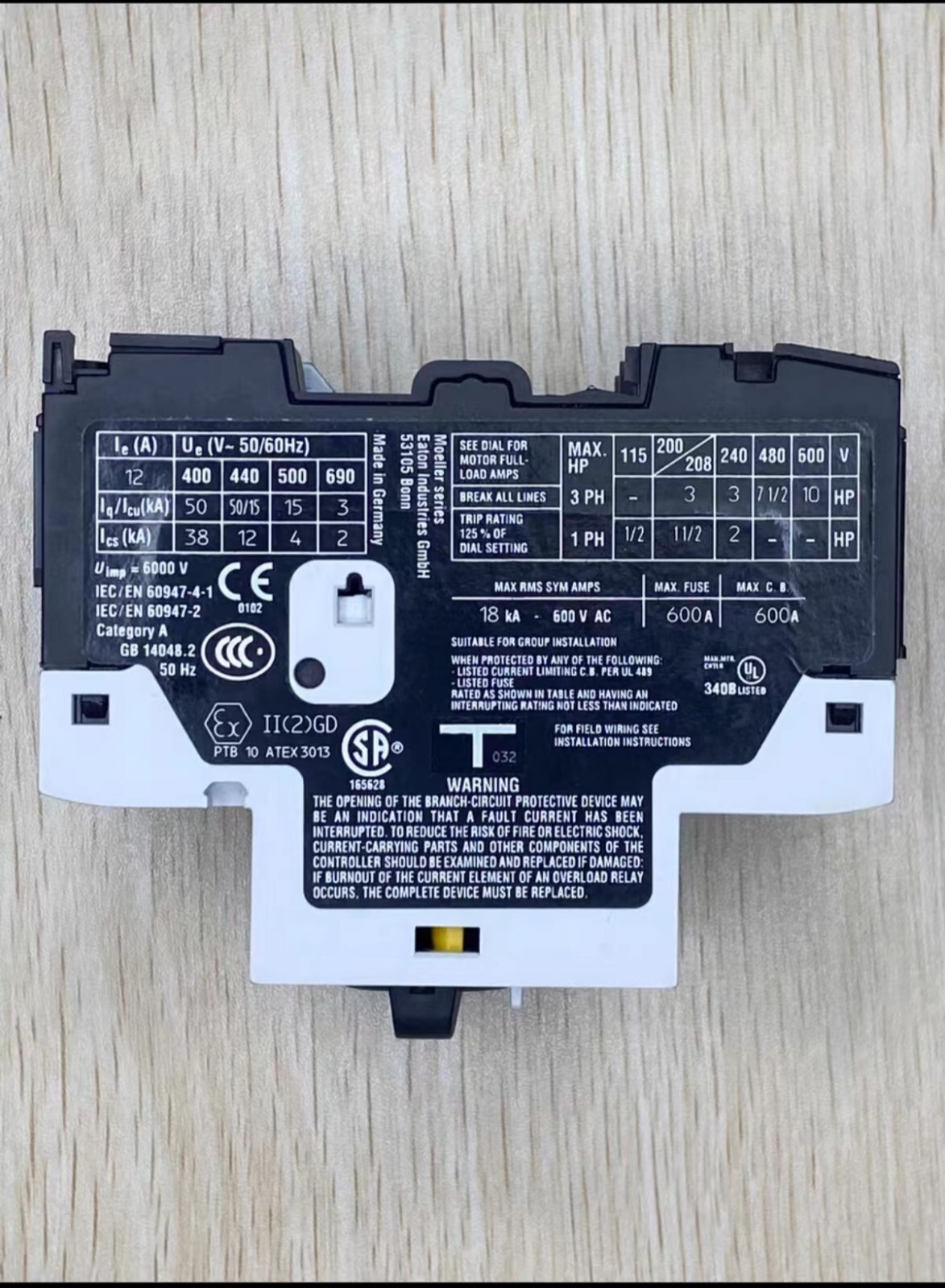 1PCS NEW IN BOX EATON MOELLER motor protection Circuit breaker PKZM0-12