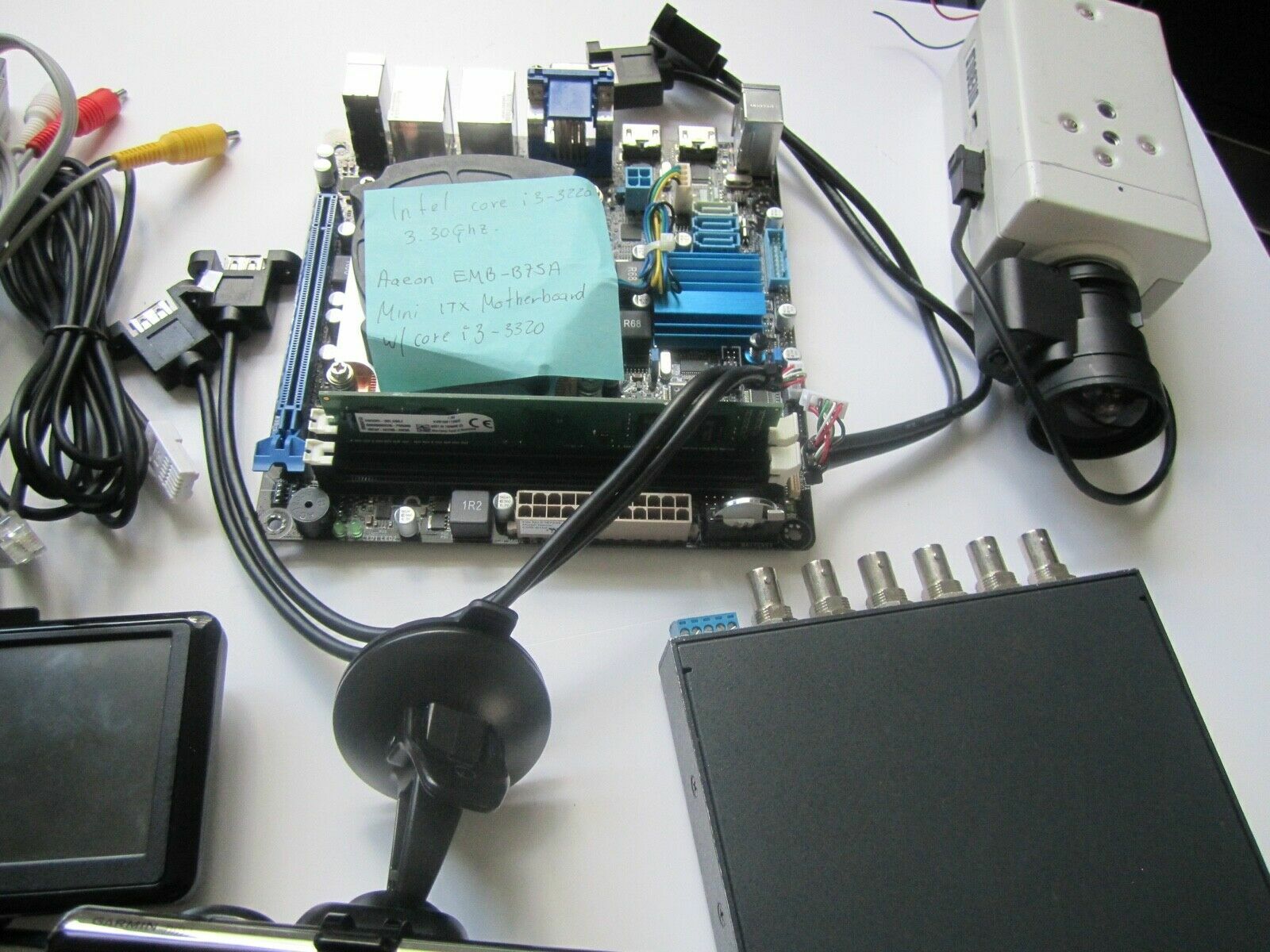 Mixed Lot of Electronics, remotes, AC Adapters, GPS & more….. NO RETURNS M
