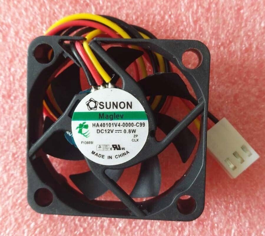 For SUNON HA40101V4-0000-C99 40*40*10mm 3pin 12V 0.8W Maglev Cooling fan
