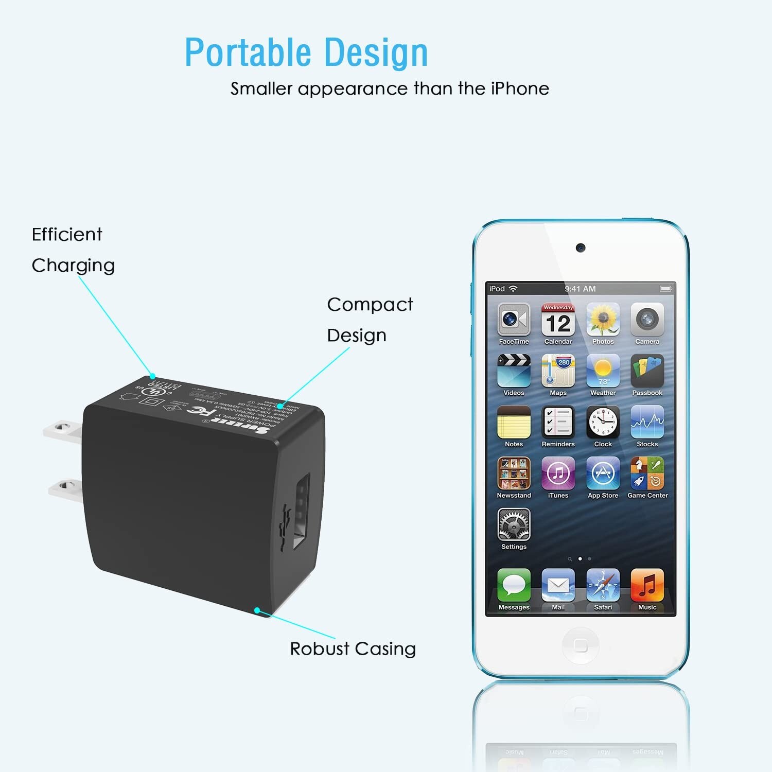 UL Listed 10W Charger Fit for Verizon Ellipsis 7 QTAIR,Ellipsis 8 QTAQZ3,Elli…