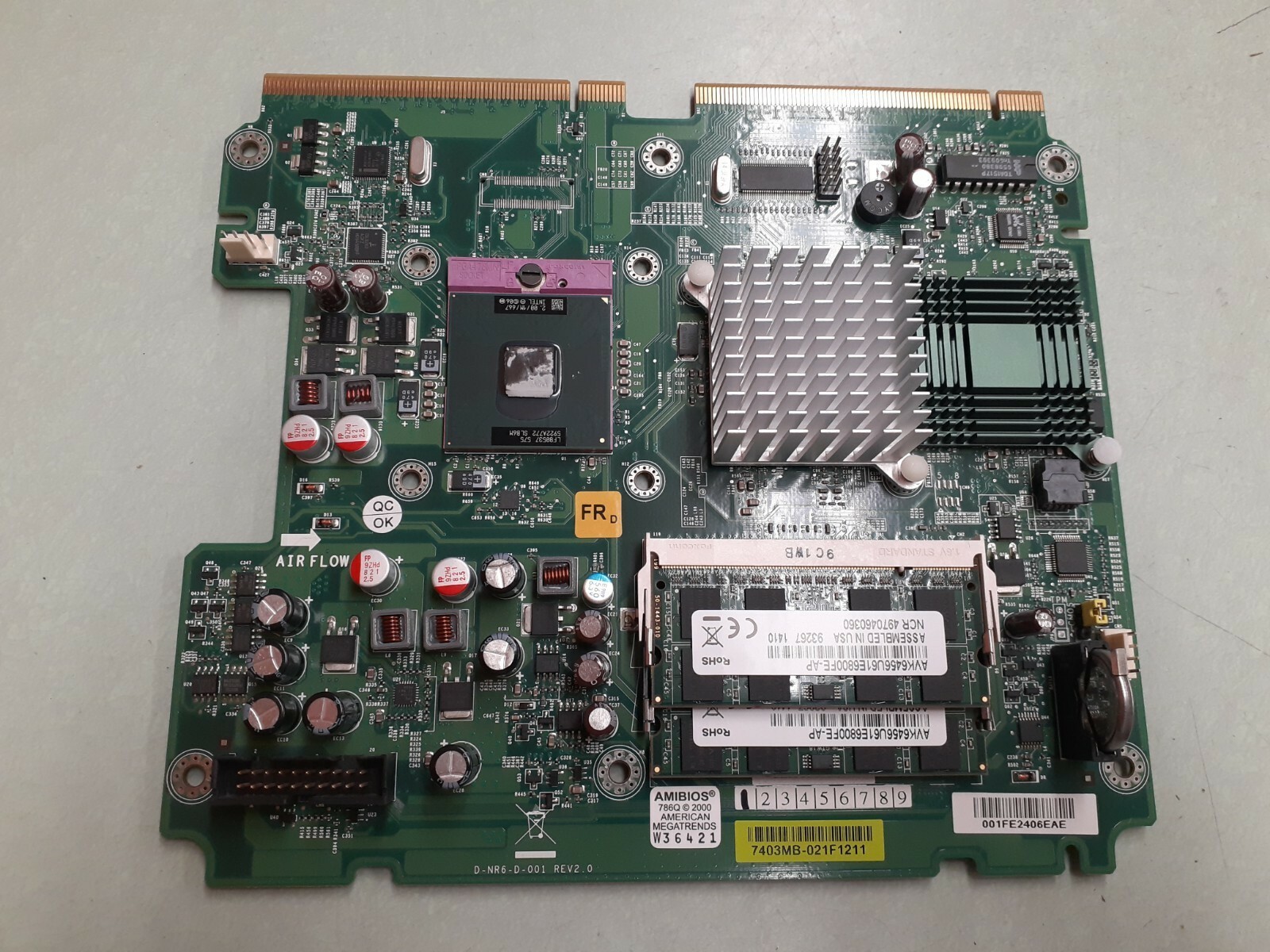 D-NR6-D-001 REV 2.0 Board / SLB6M + MEMORY