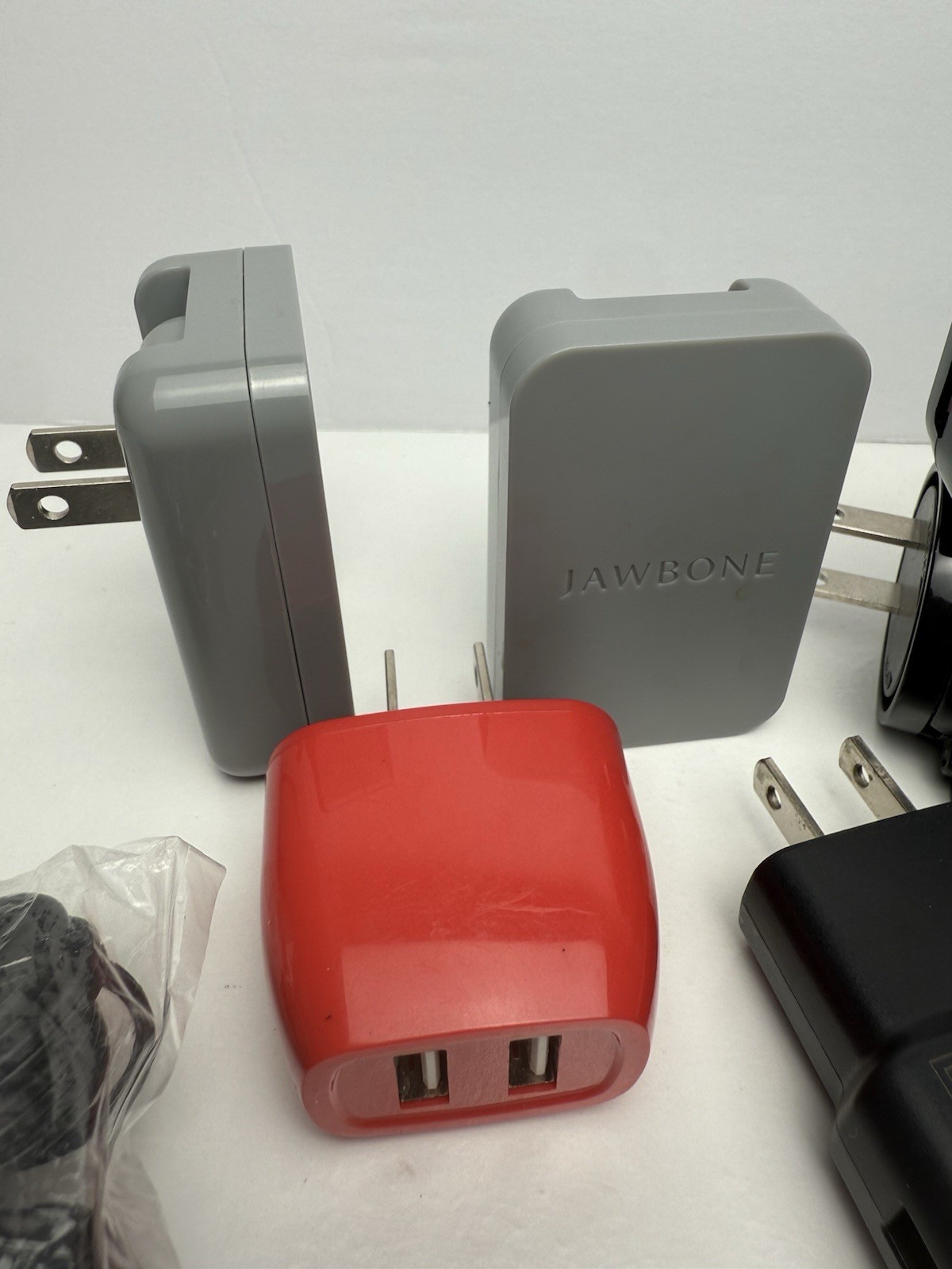 Mixed Electronics Lot #10 Charger Block Jawbone, Samsung, Jabra, Plantronics Etc