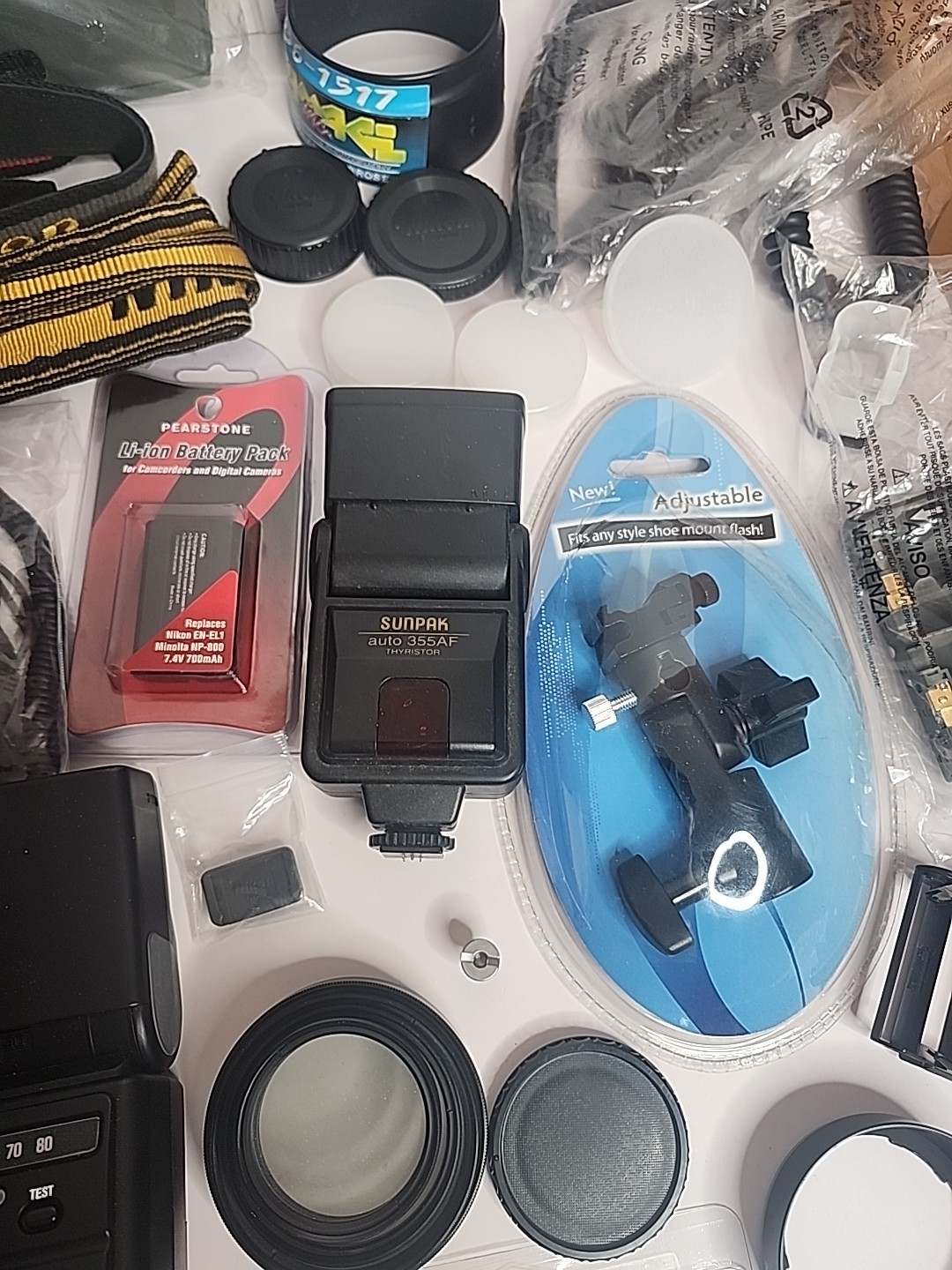 Assorted Lot Of Photography Equipment/ Parts ~ Cables, Electronics ~ AS IS Mixed