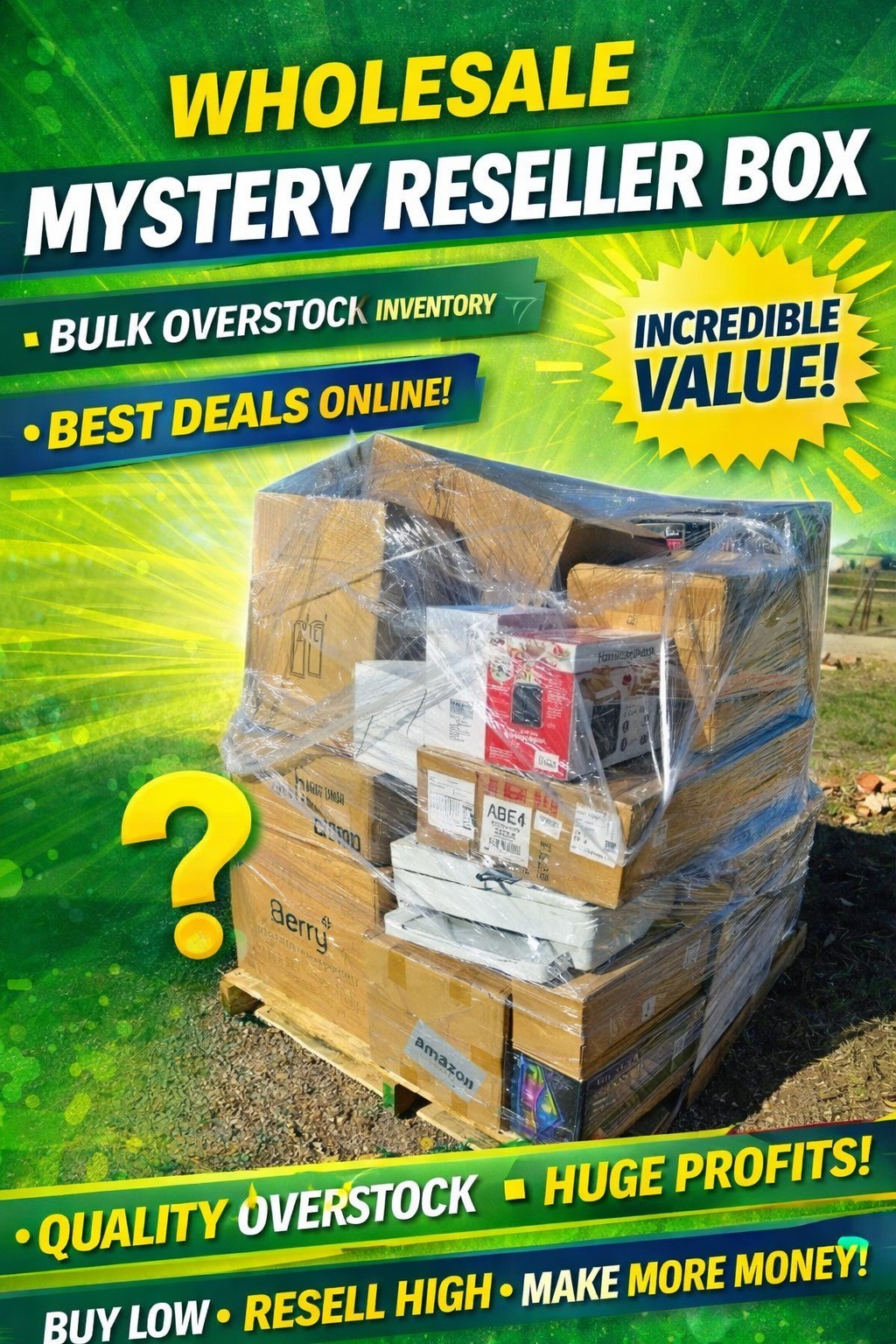 Premium USA Bulk Mystery Box – Mixed New Clearance Items Bundle