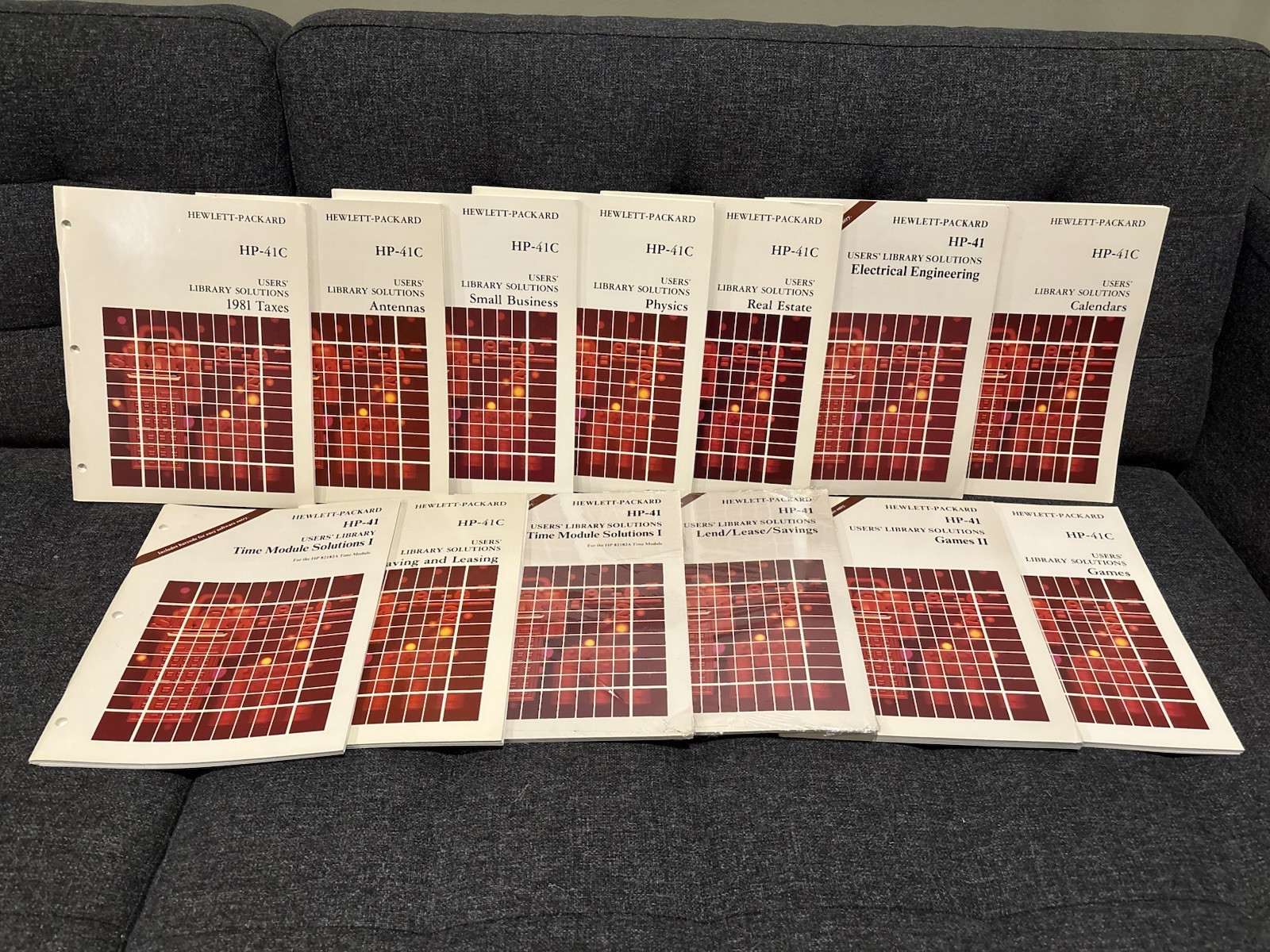 Vintage HP-41 User’s Library Solutions Collection of 13 Titles To Choose MINT