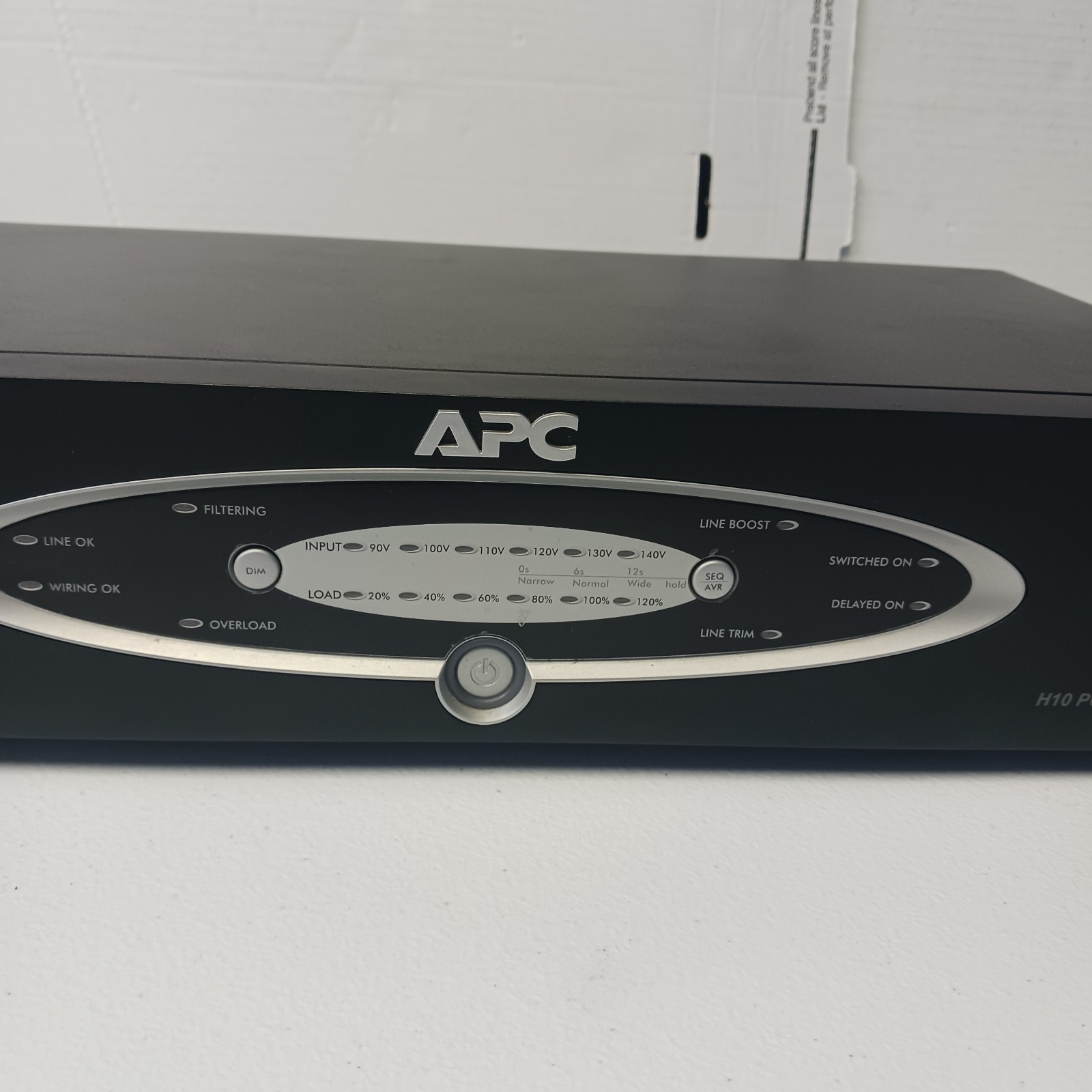 APC H10 Power Conditioner 12 Outlet Surge Protector with Power Cord
