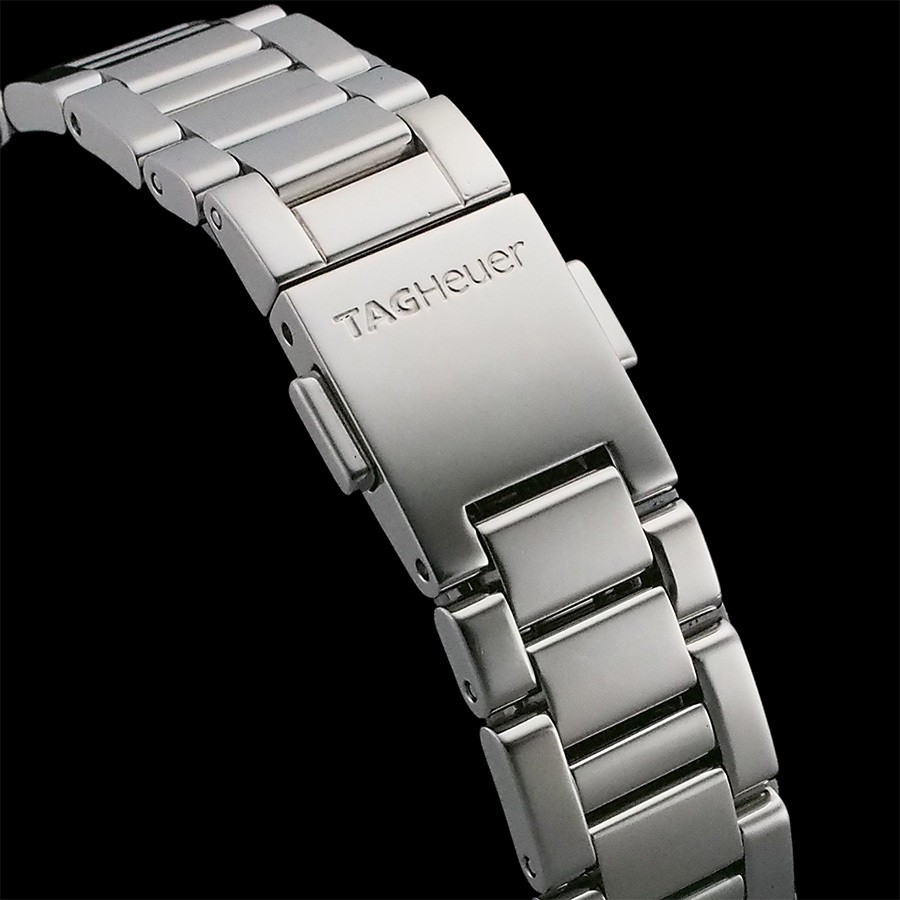 TAG Heuer Carrera Calibre 9 Diamonds WAR2415.BA0776 White Shell Round Date Auth