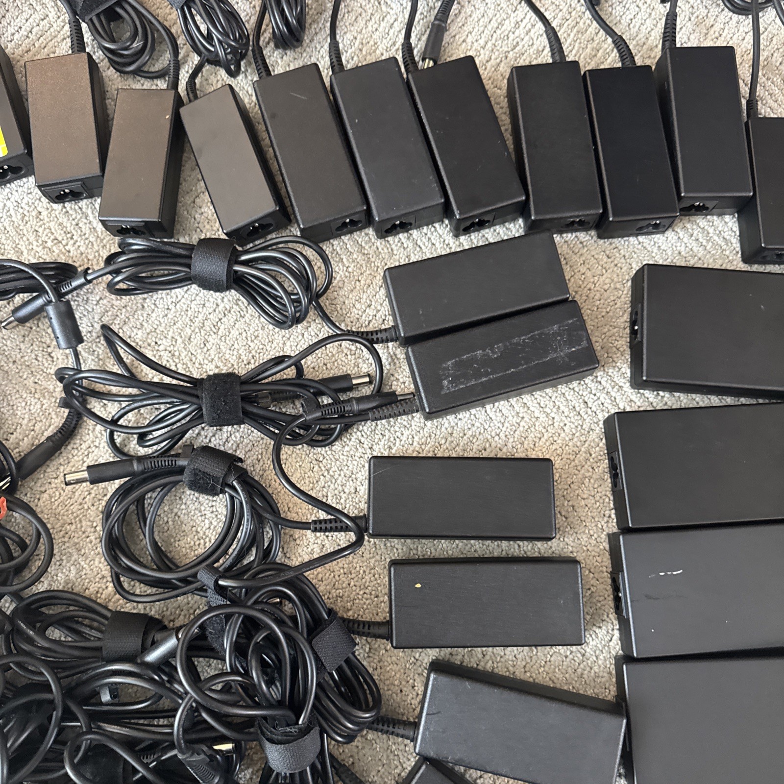 Lot of 39 HP AC Adapters. Multiple Models. Some Used Some New. Listing Untested