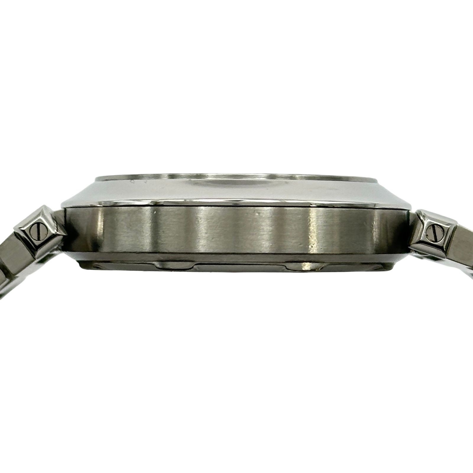 Cartier Watch Pasha C W31043M7 Black Silver Stainless Steel Automatic Women’s
