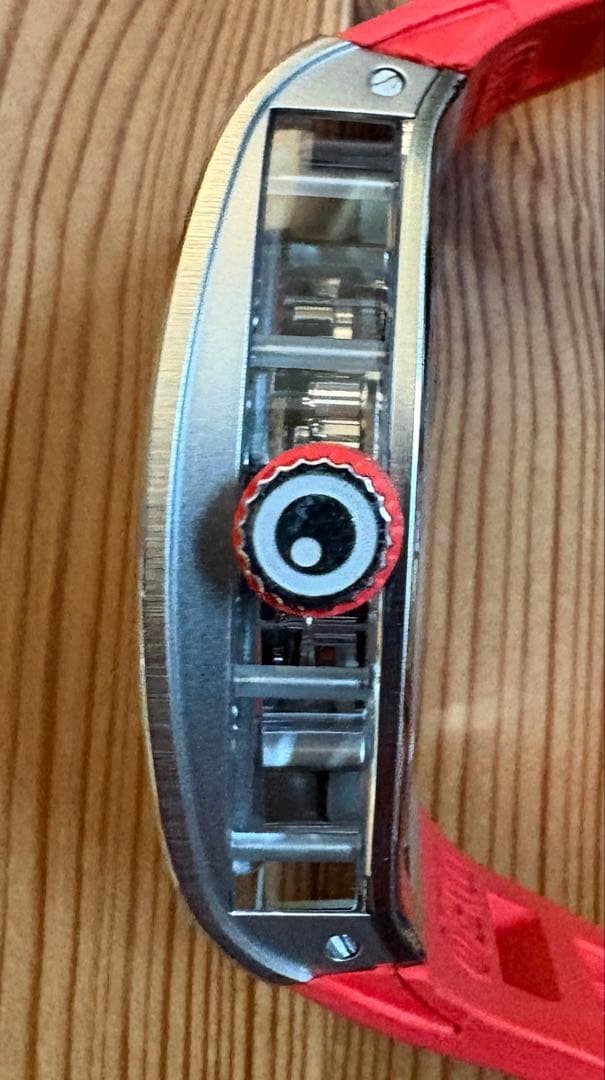 ZEROO Wristwatch T4 Tourbillon Zero Time red color for men 41mm w/Box card